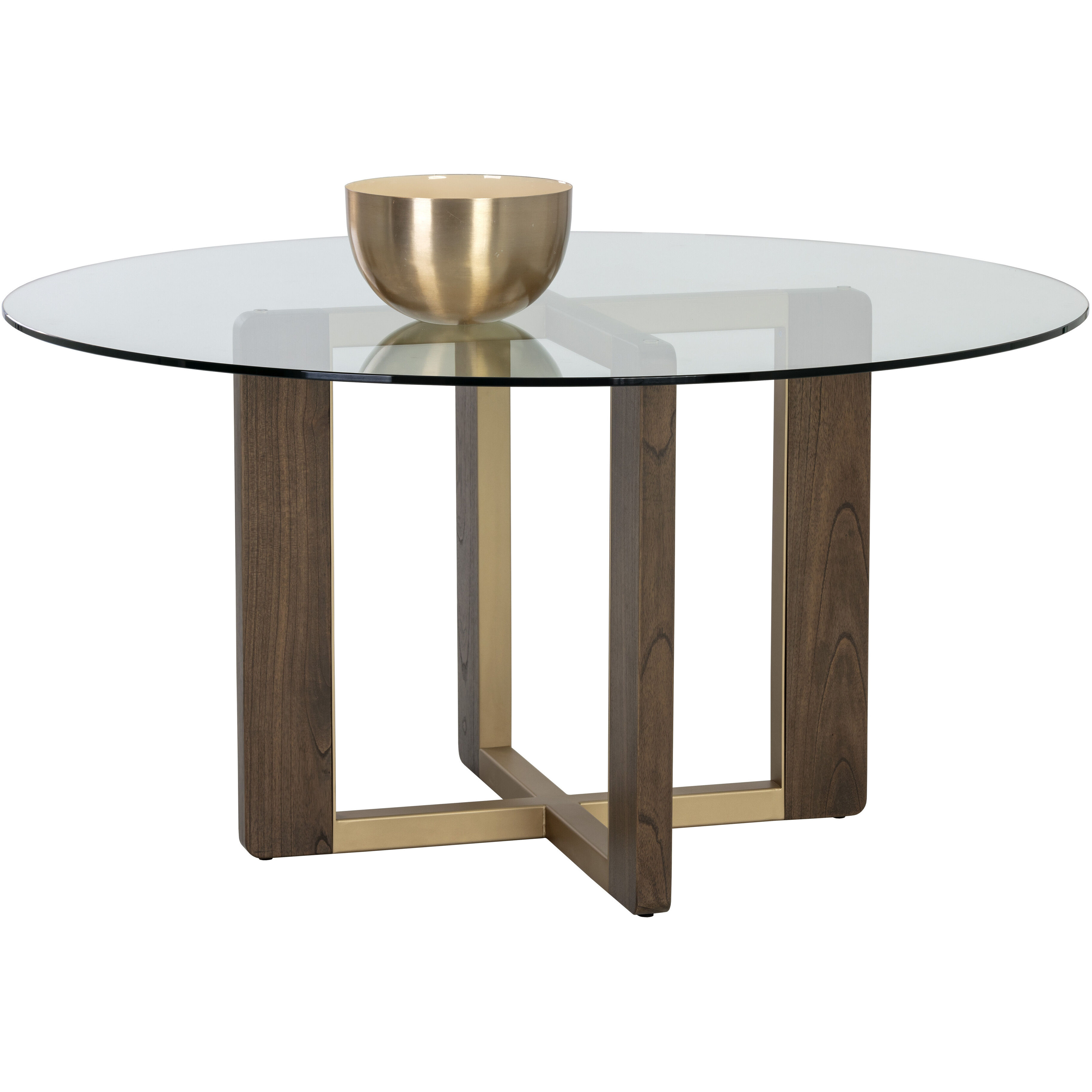 Rejane Gold / Raw Umber Dining Table Base